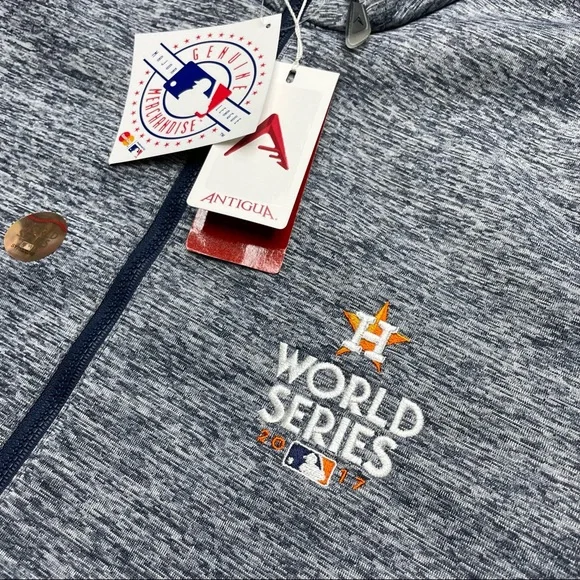 Houston Astros 2017 World Series Fleece Jacket MLB Baseball - Picture 2 of 6